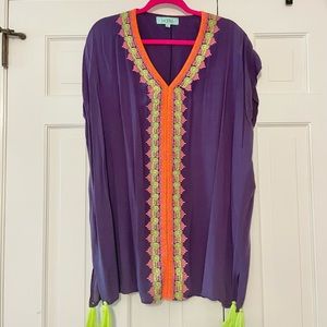 Designer Caftan / Coverup sz M/L